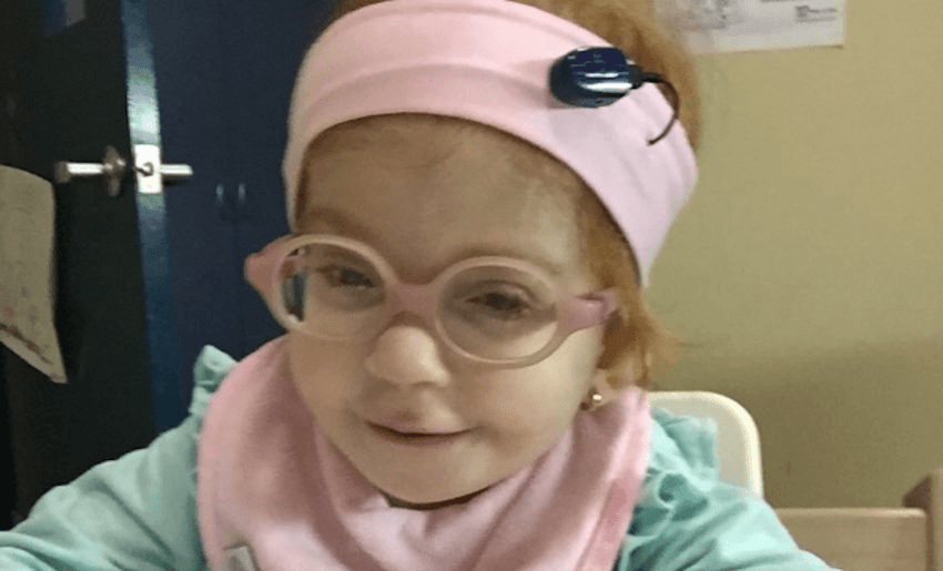 Regan Hooker and Wayne Ball's daughter Aria. Photo: GoFundMe.com/angels-for-aria