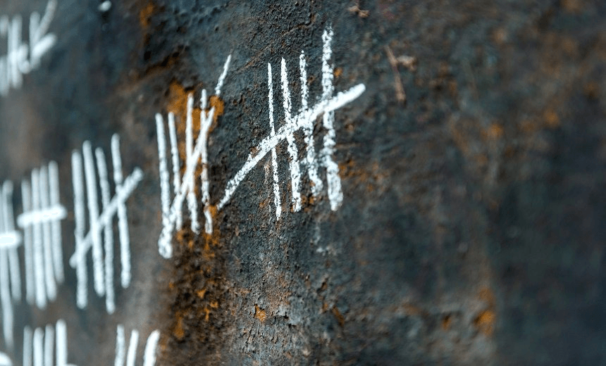 AN EXCLUSIVE PICTURE REVEALING THE INSIDE WALL OF THE JURY BOX IN THE COLIN CRAIG TRIAL