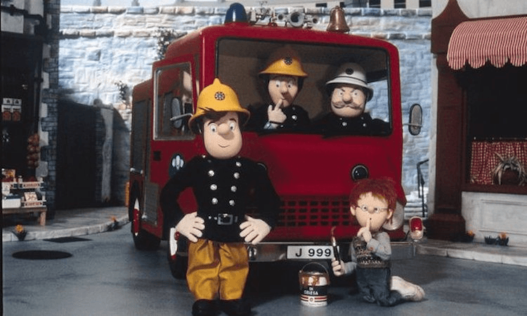 THE ORIGINAL FIREMAN SAM, CIRCA 1987
