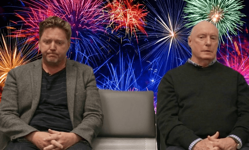 Chris Warner and Alf Stewart, together at last.