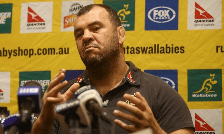 Michael Cheika seems angry about something (Photo: Getty Images)
