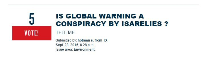 is globalm warming a conspiracy by israel