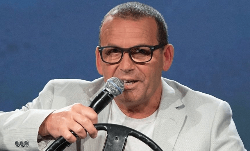 AUCKLAND, NEW ZEALAND – OCTOBER 30: Paul Henry speaks about his new multi-platform breakfast show at the  MediaWorks New Season Content Launch 2015 on October 30, 2014 in Auckland, New Zealand.  (Photo by Dave Rowland/Getty Images) 

