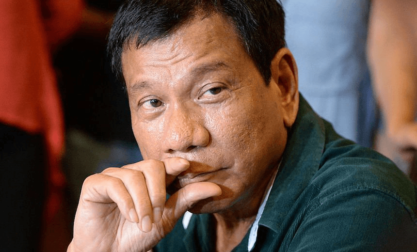 Rodrigo Duterte. Photo: TED ALJIBE/AFP/Getty Images