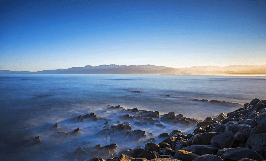 The Kaikoura coastline at dusk. Photo: Andreas Mohaupt / Getty Images 
