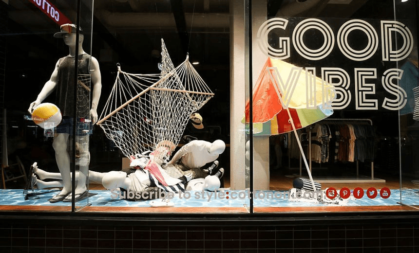 WELLINGTON, NEW ZEALAND – NOVEMBER 14:  Mannequins in Cotton On clothing store lie on the ground after an earthquake on November 14, 2016 in Wellington, New Zealand. The 7.5 magnitude earthquake struck 20km south-east of Hanmer Springs at 12.02am and triggered tsunami warnings for many coastal areas.  (Photo by Hagen Hopkins/Getty Images) 
