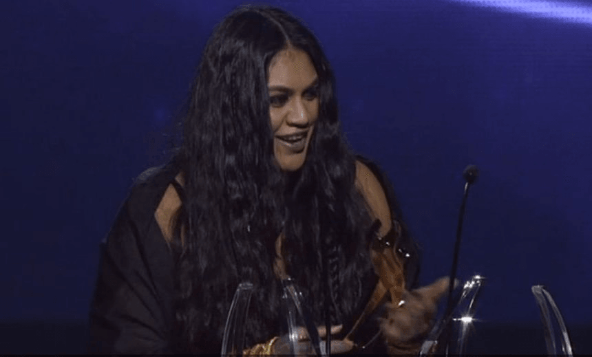 Aaradhna at the NZ Music Awards in 2016