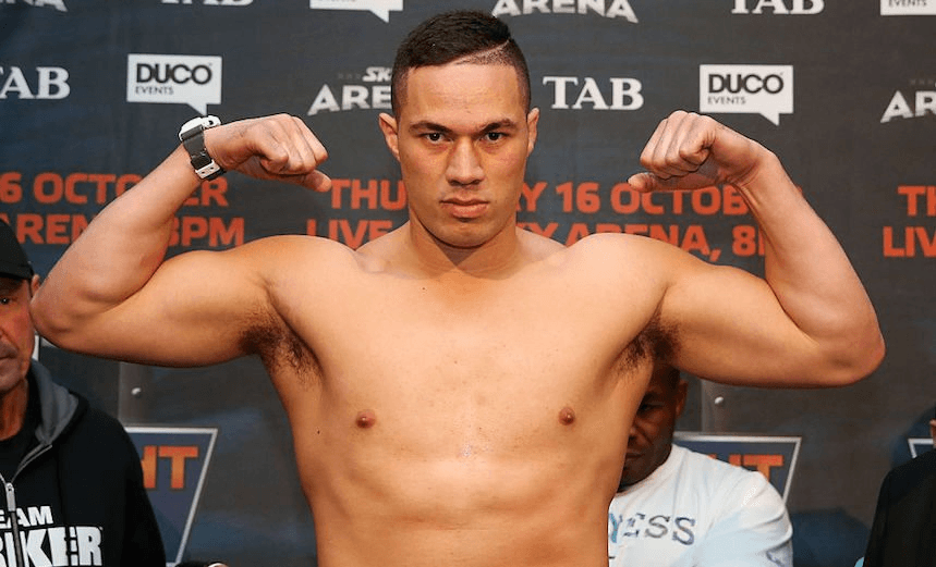 Joseph Parker v Sherman Williams Official Weigh In at Trusts Stadium, Auckland, October 2014.