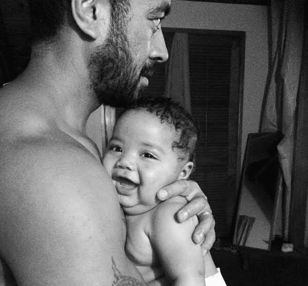 Emmaline's husband and son.