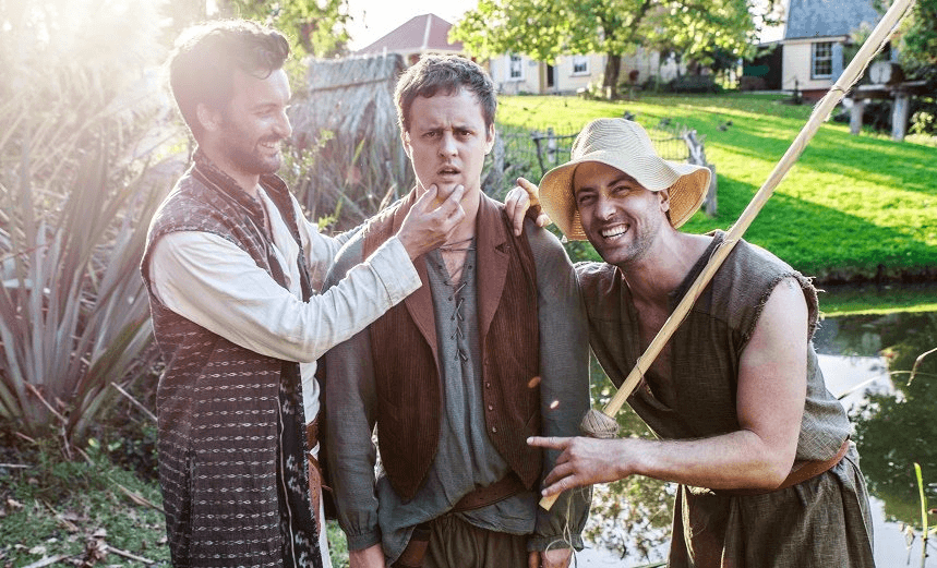 Adam King, left, Alan Morrison, and Rowan Bettjeman.  
