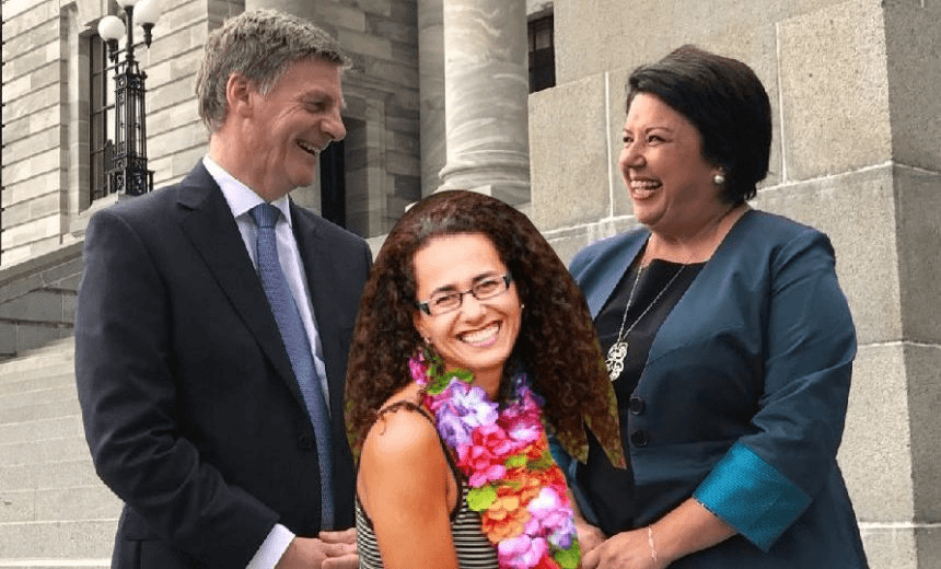 New Zealand’s new leadership team: Bill English, Selina Tusitala Marsh, and Paula Bennett 
