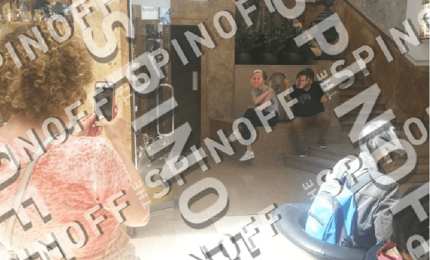 Exclusive: Richie and Gemma thrill onlookers in Auckland dairy