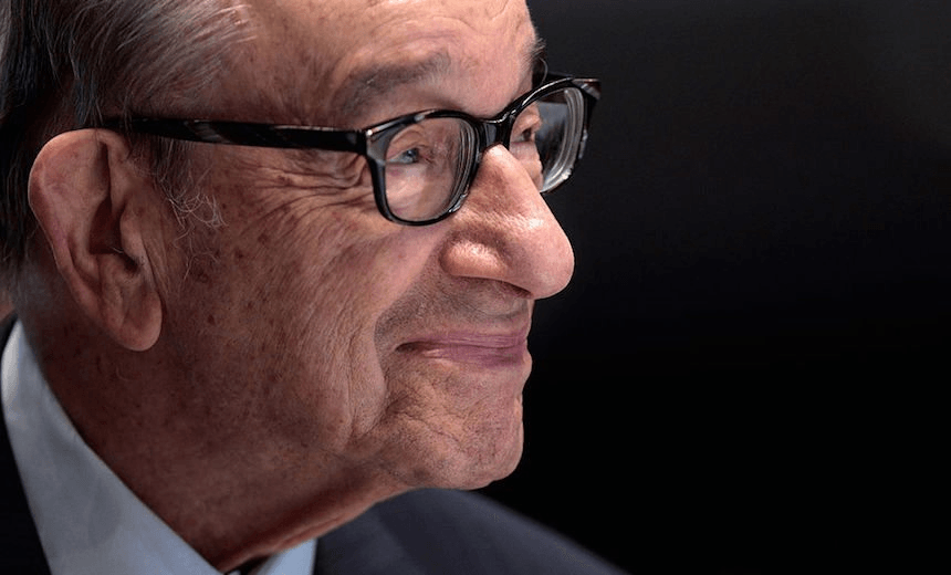 Alan Greenspan at an event in Washington DC in 2011 (Photo by Chip Somodevilla/Getty Images) 
