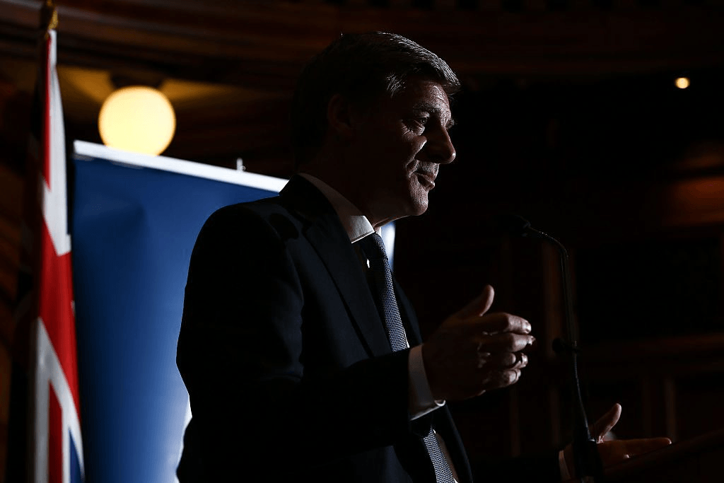 The most dystopian and ghoulish picture of Bill English we could find. 12: Incoming Prime Minister Bill English speaks to media during a press conference at Parliament on December 12, 2016 in Wellington, New Zealand. John Key announced his shock resignation on Monday, 5 December, saying it was time for him to focus on his family. He will officially hand in his resignation to the Governor-General later today. (Photo by Hagen Hopkins/Getty Images)