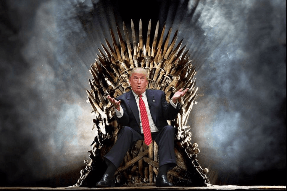 Ants Gardiner travelled to the future to snap this pic of Donald Trump delivering his inaugural address in Washington DC