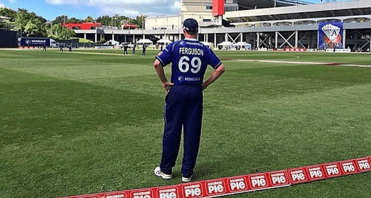 Lockie Ferguson wearing number 69 for the Auckland Aces. (Photo: instagram.com/lockieferguson)