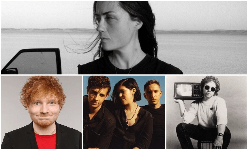 CLOCKWISE FROM TOP: GROUPER, STEINSKI, THE XX, ED SHEERAN