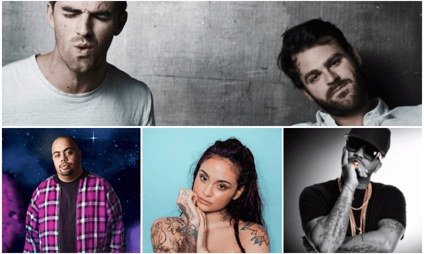 CLOCKWISE FROM TOP: THE CHAINSMOKERS, THE-DREAM, KEHLANI, PNC