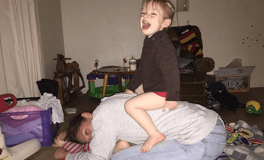 There are three babies in this photo.