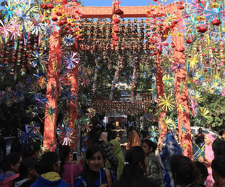 The entrance to the Jaipur Literary Festival (Image: Supplied)