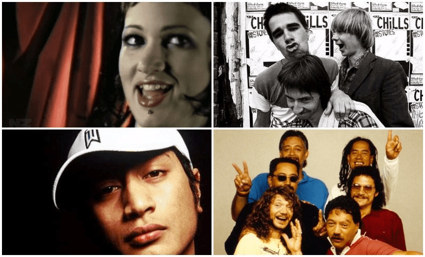 CLOCKWISE FROM TOP-LEFT: JULIA DEANS (FUR PATROL), THE STONES, THE HERBS, SCRIBE 

