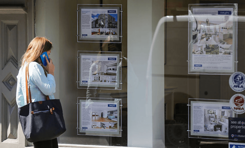 A woman looks at adverts in the window of an estate agent in London on August 17, 2016 
From computers and cars to carpets and food, Britain’s decision to leave the EU is beginning to hit consumers in the pocket, having already spread uncertainty through the property market. There are fears over the UK housing market, but deflation is more of a concern than price rises in this key sector. Figures released Monday showed that residential rents for new lets in London had fallen for the first time in six years. In addition, homeowners have seen the value of their property rise on average by just 2.1 percent in the year up tol August, a slowdown from the breakneck growth of recent years, according to property website Rightmove. 
 / AFP / DANIEL LEAL-OLIVAS        (Photo credit should read DANIEL LEAL-OLIVAS/AFP/Getty Images) 
