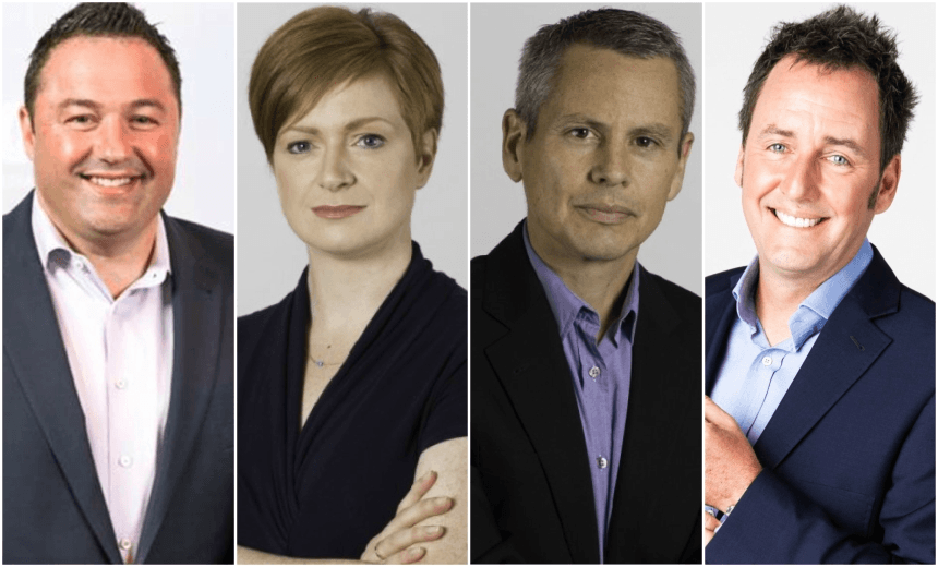 The morning news combatants 
