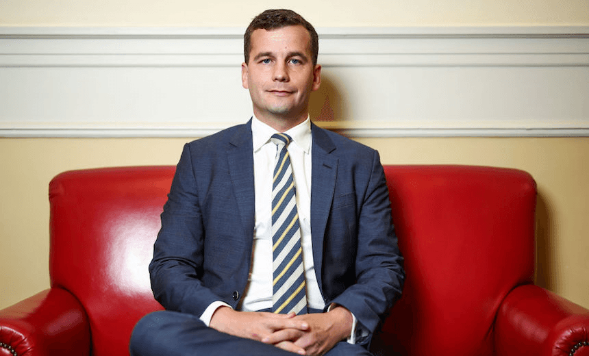 Act Party leader David Seymour, April 6, 2017.  (Photo by Hagen Hopkins/Getty Images) 
