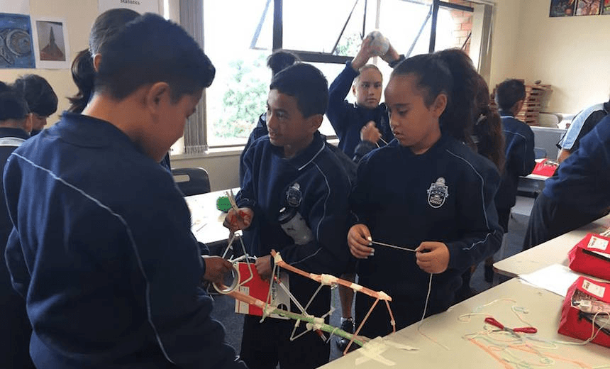 Students at South Auckland Middle School (image: supplied)