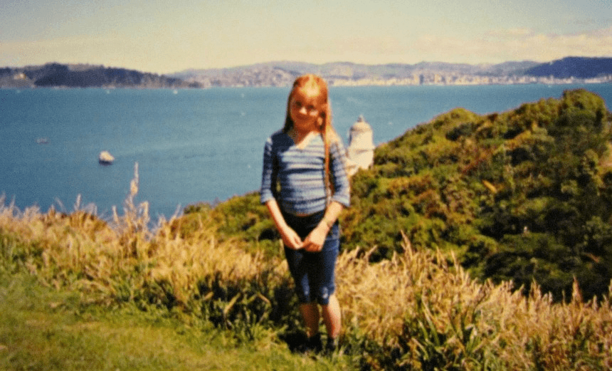 A young Alex Casey visits Matiu Island, Wellington 

