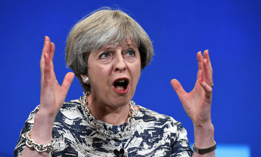 British PM Theresa May. (Photo by Chris J Ratcliffe/Getty Images) 
