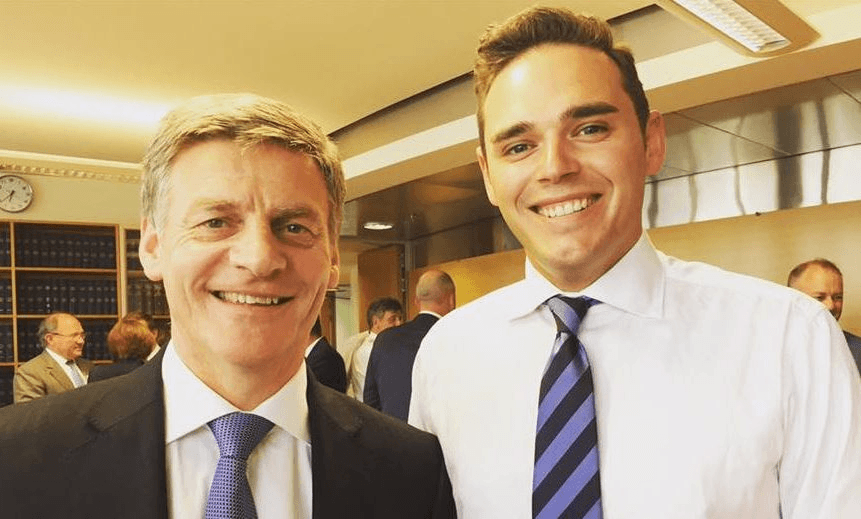 Southern men: Bill English and Todd Barclay. Photo: Facebook 
