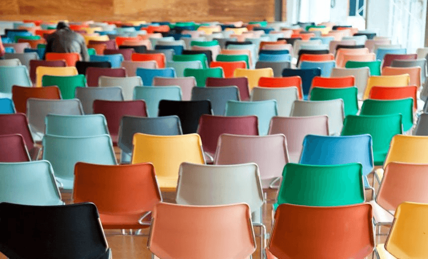 Modern Chairs in Auditorium 
