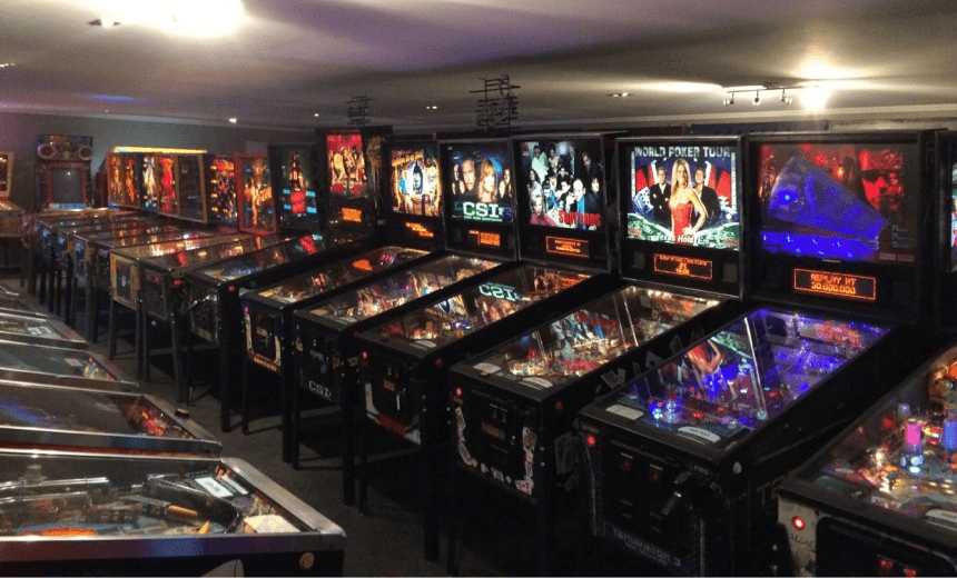 Some of the 100 machines at the Peck’s Pukekohe home (Image: Supplied)