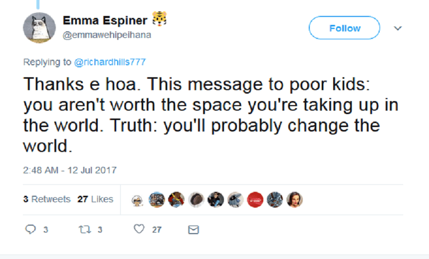 Follow @emmawehipeihana 
