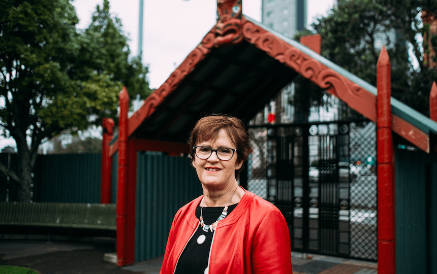 Denise Wilson (Ngāti Tahinga), is Professor of Māori Health at AUT. (Photo by Daniel Ido)