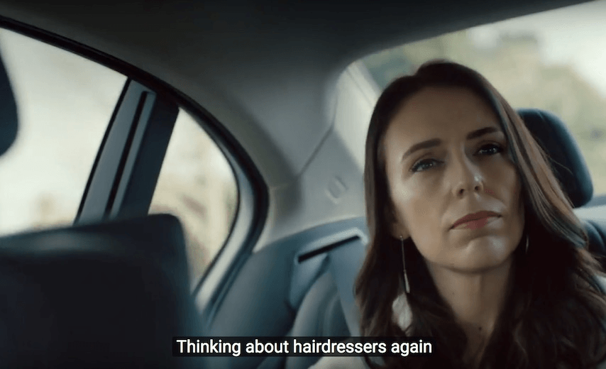 Jacinda campaign ad feature