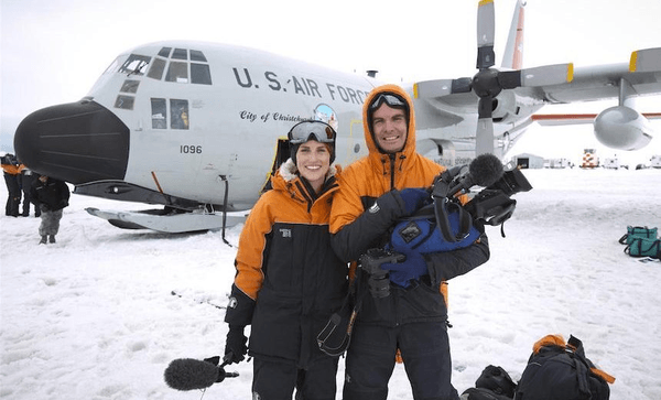 Samantha Hayes in Antarctica 
