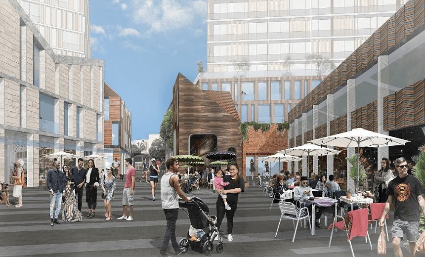 The planned Takapuna car park redevelopment has become a defining issue of the local body election.