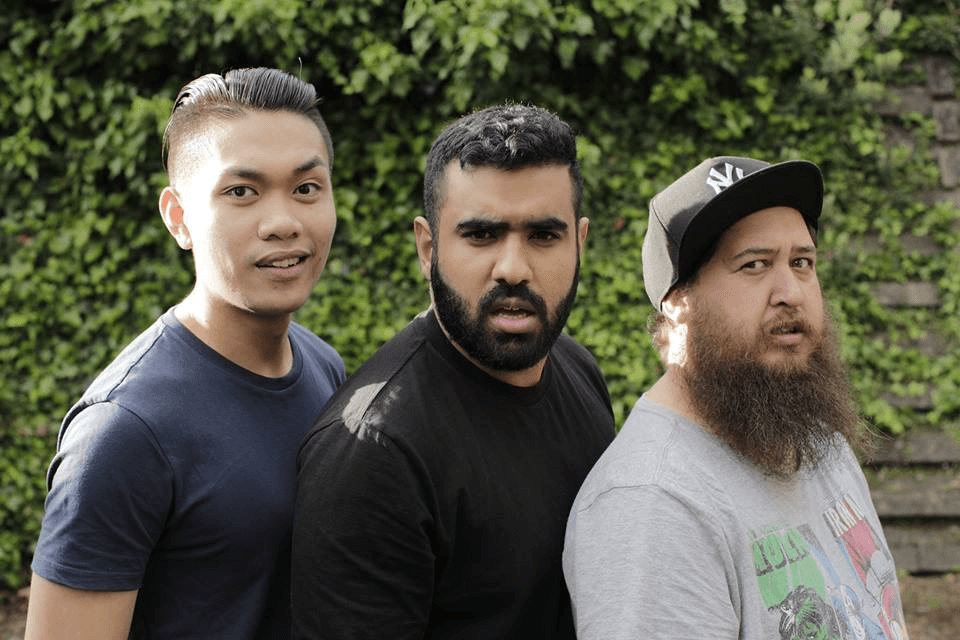 Jemaine Ross, Pax Assadi and James Roque of Frickin’ Dangerous Bro. 
