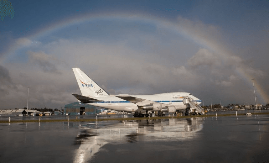 SOFIA at Christchurch Airport. Photo: NASA 
