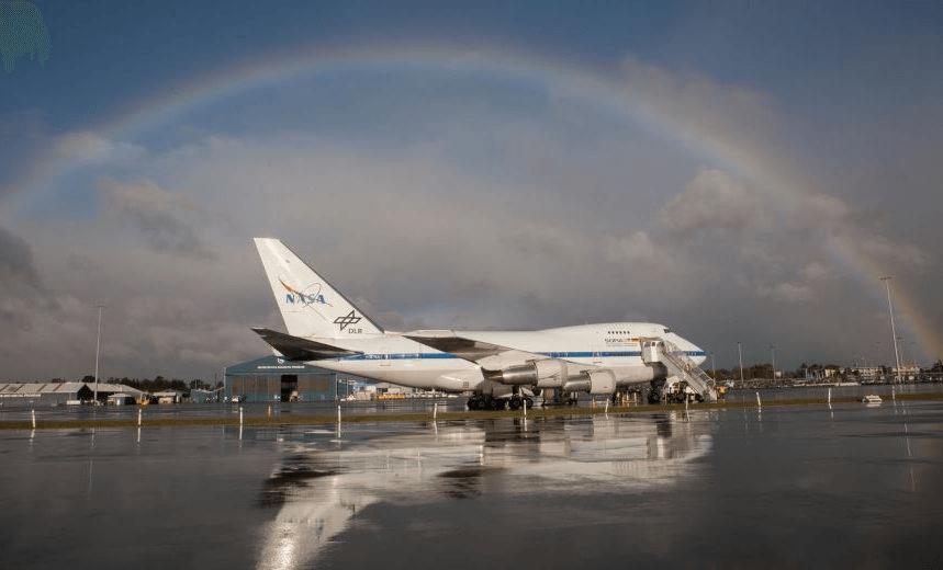 SOFIA at Christchurch Airport. Photo: NASA