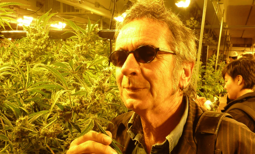 The author with a plant (Image:Supplied)