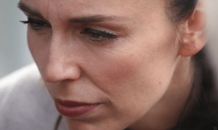 Jacinda Ardern on the campaign in Whanganui. Photo: Toby Manhire 
