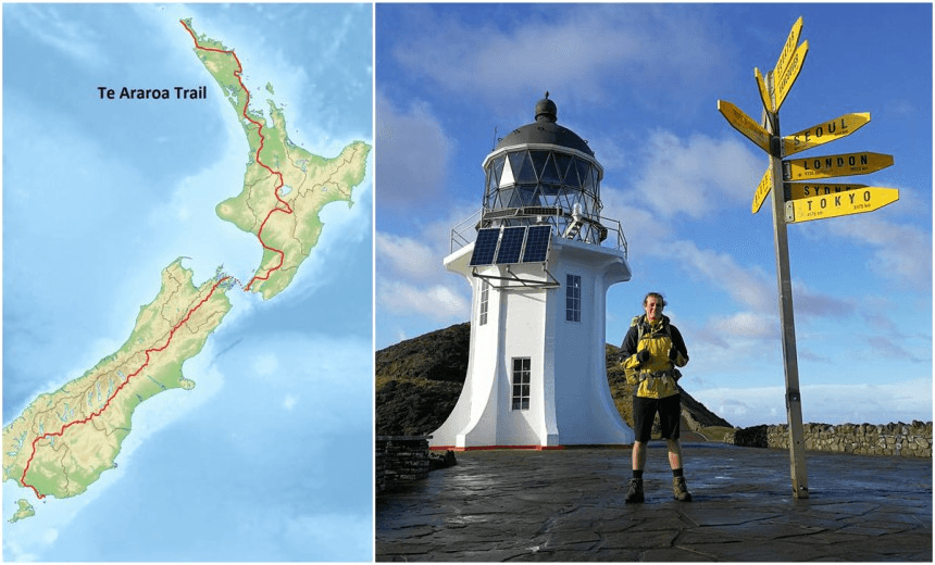 The route and Finn on Day One (Image: facebook) 
