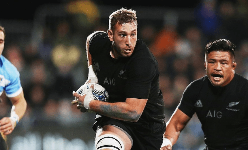 Luke Romano on the charge (Photo: Getty Images) 
