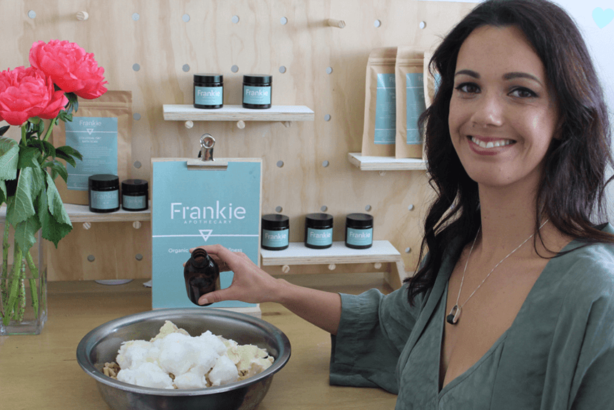 Michele Wilson, founder of Frankie Apothecary. (Supplied) 
