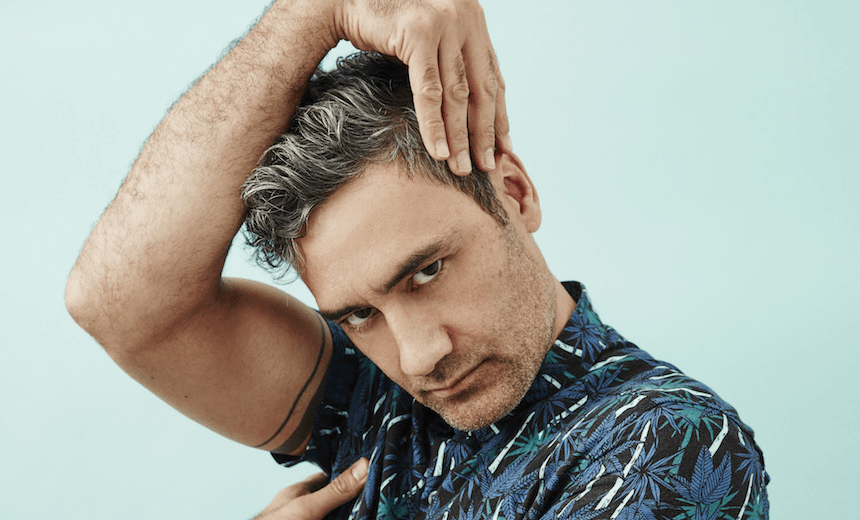 Taika Waititi of ‘Hunt for the Wilderpeople’ poses for a portrait at the 2016 Sundance Film Festival Getty Images Portrait Studio Hosted By Eddie Bauer At Village At The Lift on January 22, 2016 in Park City, Utah 
