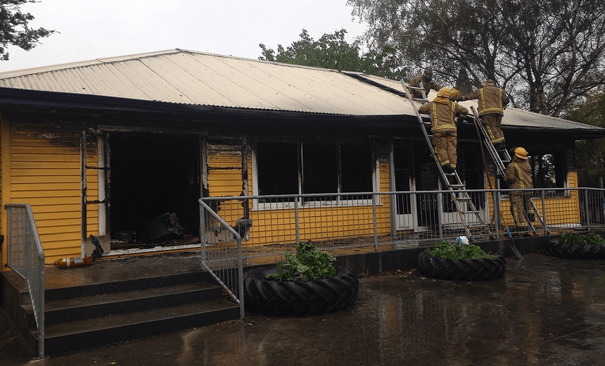 Fire damage at Belfast Playcentre  
