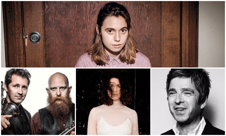 CLOCKWISE FROM TOP: JULIEN BARKER, NOEL GALLAGHER, JULIA DEANS, HOPETOUN BROWN 
